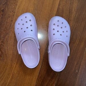 light pink crocs